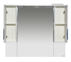 Зеркало-шкаф MISTY Престиж - 105 серебрянная патина