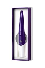 Фиолетовый стимулятор клитора с ротацией Zumio X - 
