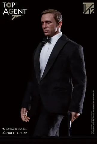 Фигурка Агент 007 Джеймс Бонд Дэниел Крейг масштаб 1/12