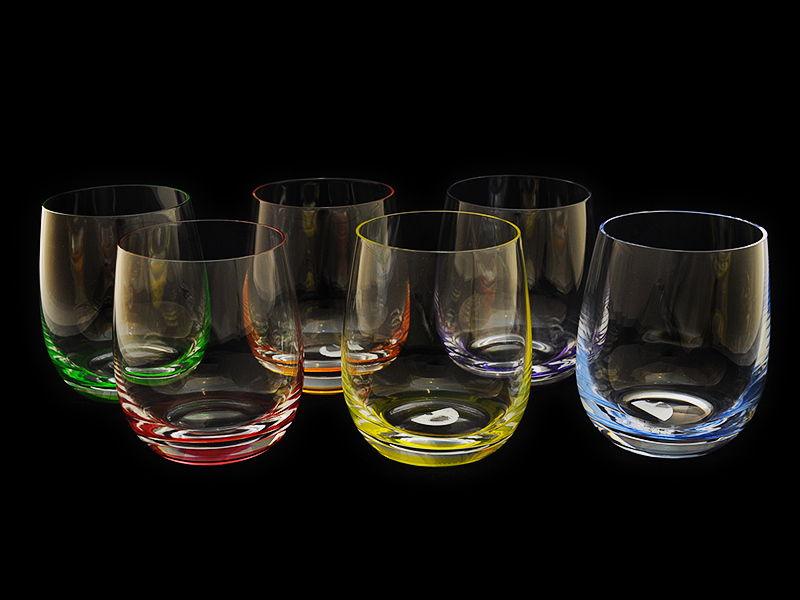 Набор цветных стаканов для виски Rona «Rainbow»