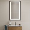 BelBagno SPC-KRAFT-1400-800-SENS-NERO Зеркало в алюминиевой раме со встроенным светильником и сенсорным выключателем по периметру рамы, SPC-KRAFT-1400-800-SENS-NERO, 1400x800x32 мм