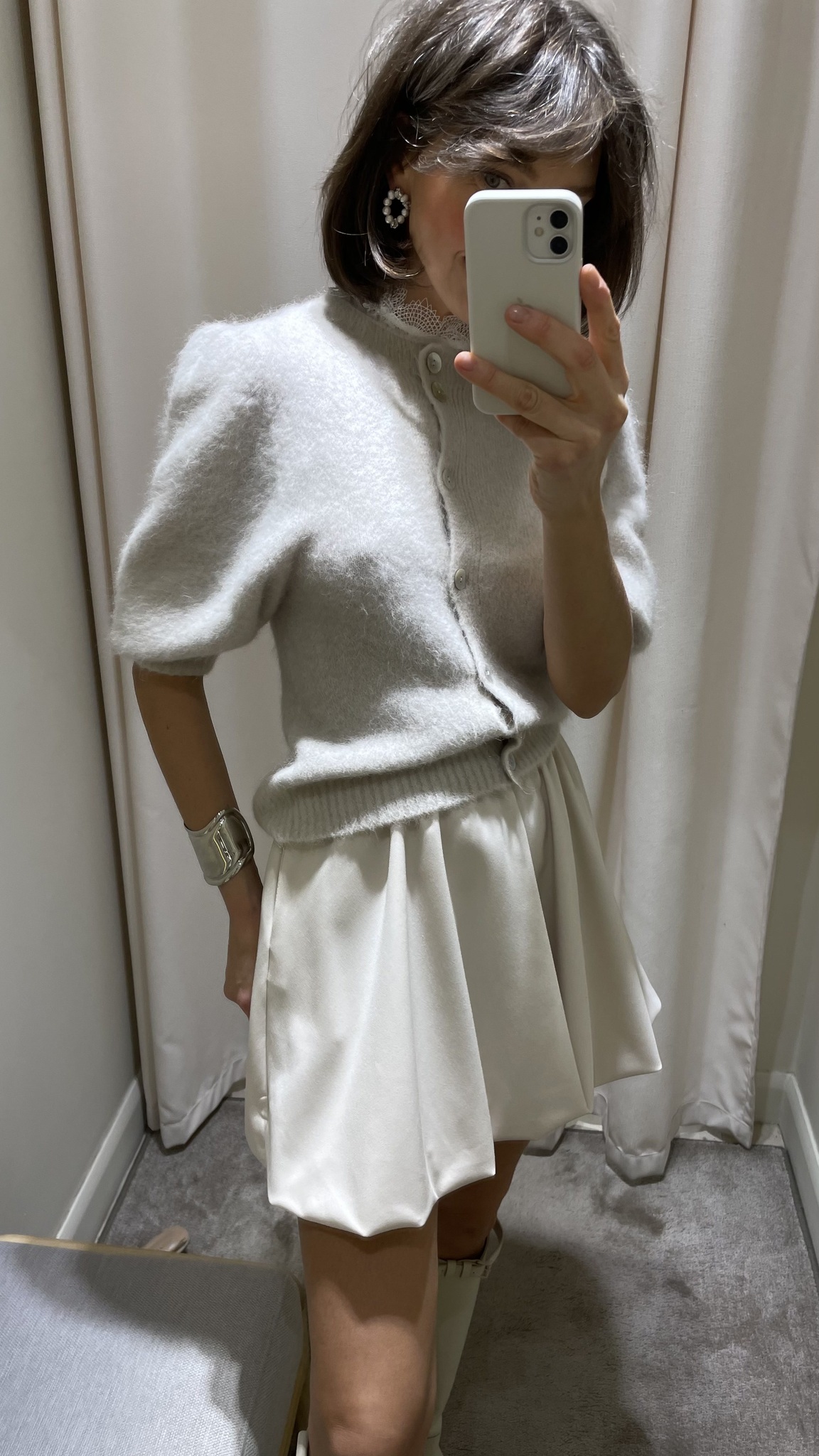 Кардиган с объёмными плечами PREMIUM QUALITY