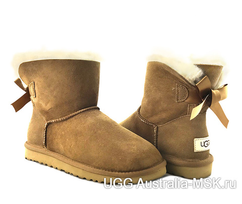 UGG Bailey Bow II Mini Chestnut