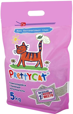 PRETTY CAT EURO MIX WITH AROMA OF ALOE