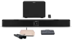 Караоке система Evobox Classic с микрофонами + Акустическая система EvoSound Bar