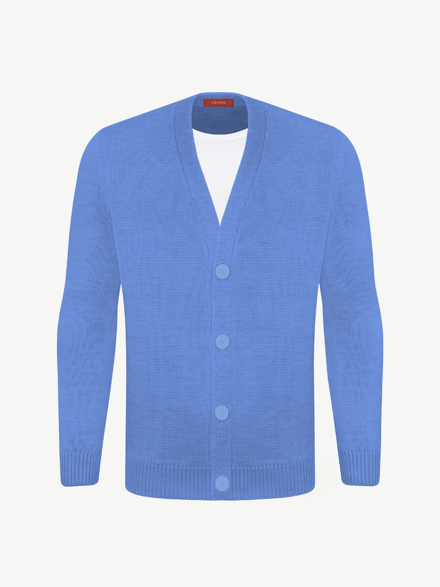 Кардиган с пуговицами из экохлопка