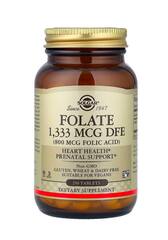 Solgar фолиевая кислота, 1333 мкг фолиевого эквивалента, 250 таблеток