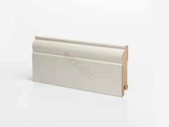Плинтус МДФ Деартио U 104-80 RAL 9010 (крем.) 80х16х2050