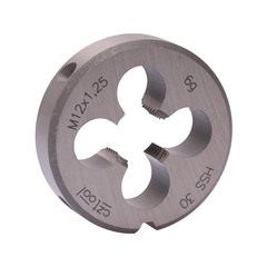 Плашка М12х1,25 DINEN22568 HSS 6g 38х10мм Bucovice(CzTool) 240122