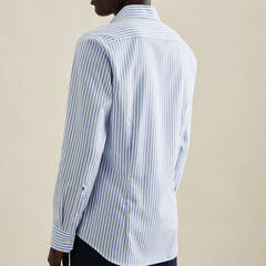 Сорочка мужская Seidensticker Shaped Fit 01.843550-13 в синюю полоску