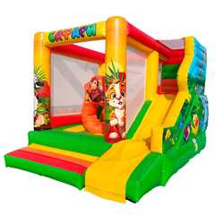 Коммерческий надувной батут «Чудо-сафари мини», 4*3,5*2,8 м