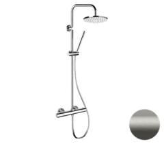 Remer EQ32A7MMM20NPO Душевая система с термостатом EQ32A7MMM20NPO, никель матовый брашированный (NPO), шт фото