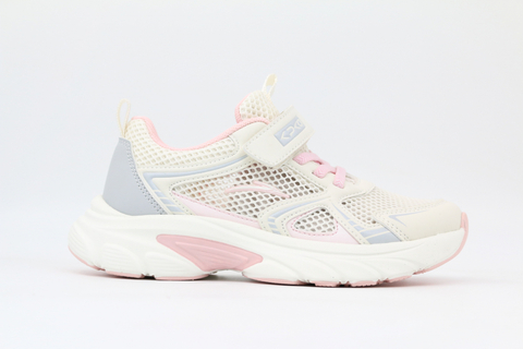 Капика кроссовки текстиль сетка (белый-розовый) 32-36  731243н-1