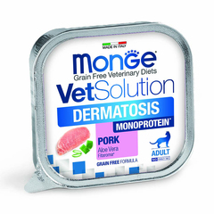 Влажный корм диетический Monge VetSolution Cat Dermatosis Дерматозис для кошек при заболеваниях кожи 100 г 24 шт
