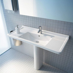 Duravit Starck 3  Раковина 850х485 мм, с переливом, с 1 отв под смеситель, цвет белый 304800000 фото