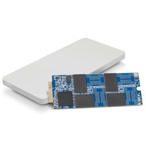 Комплект SSD и чехол OWC для Macbook Pro Retina 2012-2013 480GB Aura Pro 6G SSD + Envoy бокс для штатного Flash накопителя