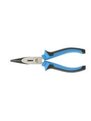 Длинногубцы прямые 160 мм хром-ванадий двухкомпонентные рукоятки Барс