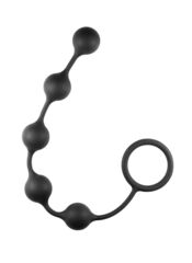 Чёрная анальная цепочка Classic Anal Beads - 31,5 см. - 