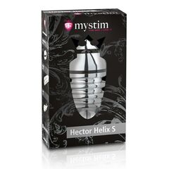 Металлическая анальная пробка Hector Helix Buttplug S - 10 см. - 