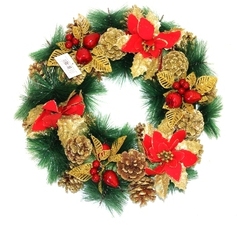 Подвеска  Венок 40см с шишками SYCW18B-212 N.N