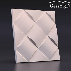 Гипсовая 3D панель Ротанг