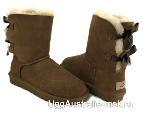 UGG Bailey Bow II Chestnut