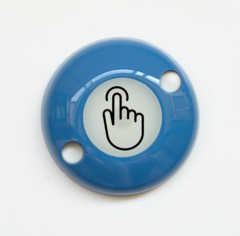 ART-ZN-Exit-Sensor Сенсорная кнопка выхода двухпроводная (синяя) АртСистемы
