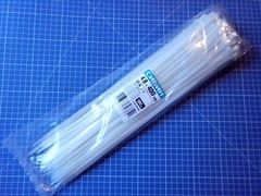 СИБИН ХС-Б, 4.8 x 400 мм, нейлон РА66, 100 шт, белые, хомуты-стяжки (3786-48-400)