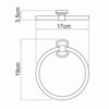 WasserKRAFT Oder K-3060 Держатель полотенец