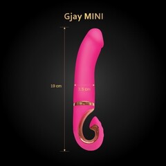 Gvibe Gjay Mini - Эргономичный вибратор из самого реалистичного материала, 19х3.5 см