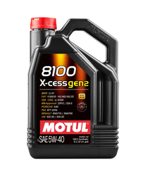 Масло Motul 8100 X-cess 5W40 SN A3/B4 (5л) синтетика