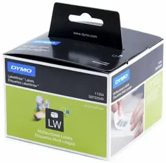 Dymo Многофункц. этикетки 57х32мм 1000шт/рул, легко удаляемые черный шрифт на белом фоне [S0722540]