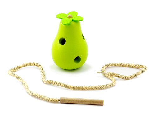 Игрушки из дерева Шнуровка 