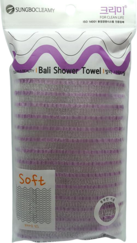 Sung bo Cleamy Clean&Beauty Мочалка для душа (28х100) Bali Shower Towel