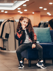 Куртка (кожа) для девочки