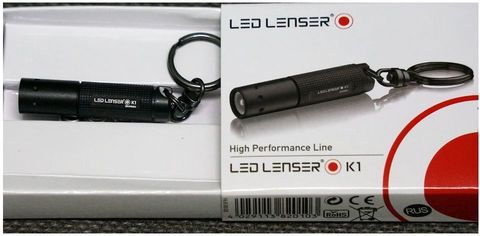 Фонарь ручной Led Lenser K1 черный лам.: светодиод  LR41x4 (8201)