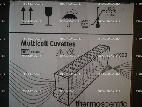 984000 Мультиячеистые кюветы Konelab 40х25х12, 1000 шт/упак Thermo Fisher Scientific Oy, Финляндская Республика