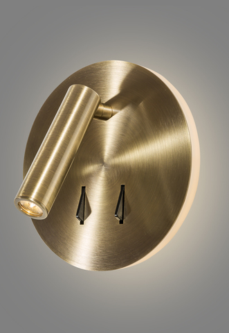 Настенный светодиодный светильник Crystal Lux CLT 223W BZ