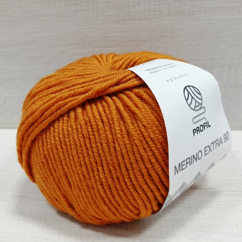 Пряжа Merino Extra 90 (Мерино экстра 90) Рыжий 302