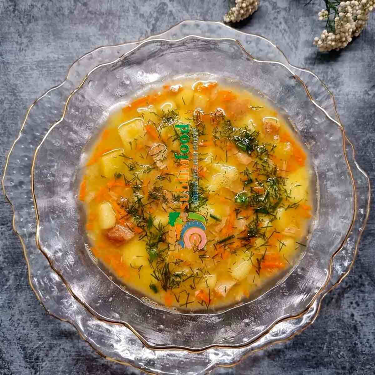 Гороховый суп с тушёнкой — рецепты | Дзен