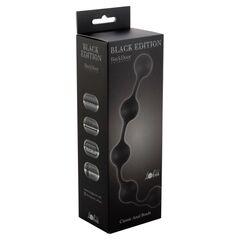 Чёрная анальная цепочка Classic Anal Beads - 31,5 см. - 