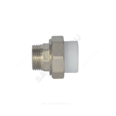 Муфта PP-R комбинированная разъемная белая Дн 32х1/2" НР VALFEX 10156215