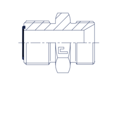 АДАПТЕР ORFS/BSI 12-3/8 CAST