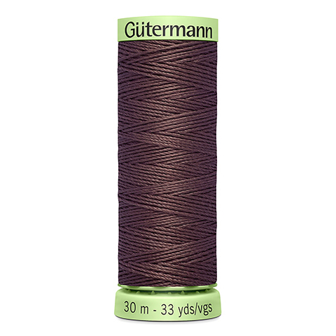 Нить Top Stitch 30/30 м для декоративной отстрочки, Gutermann, 883 т.горький шоколад