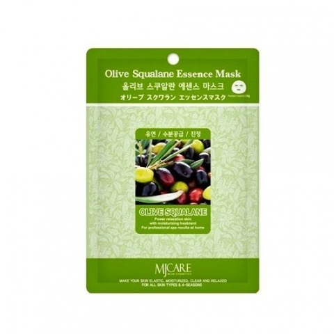 МЖ Essence Маска тканевая олива Olive Squalane Essence Mask 23гр
