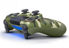 Беспроводной геймпад DualShock 4 для PS4 (камуфляж зеленый, 2ое поколение, CUH-ZCT2/E16R)