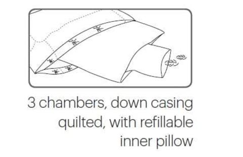 Подушка трехкамерная 50х70 Christian Fischbacher Thun 8124