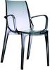 Кресло прозрачное, Scab Design Vanity, серый
