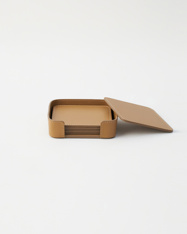 Набор квадратных костеров для бокалов Sand | 6 шт