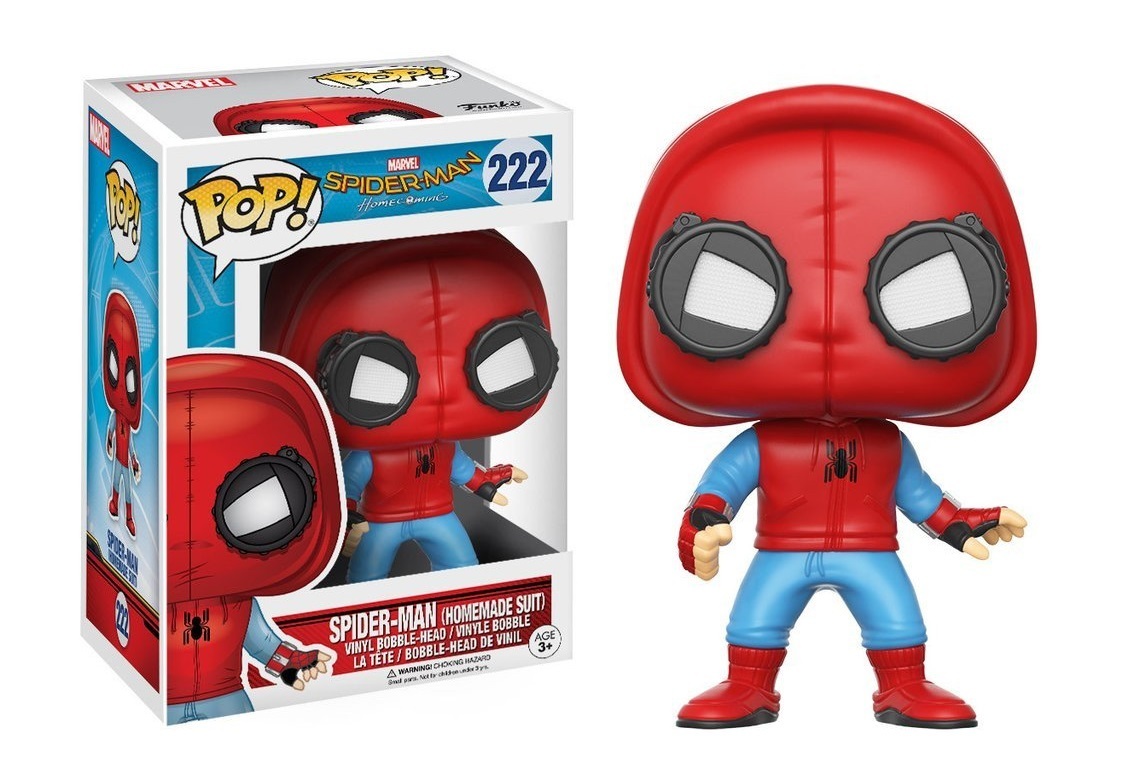 Человек паук Возвращение домой Funko POP: купить фигурку паука из фильма  Spider-Man Homecoming от Фанко Поп в интернет магазине Toyszone.ru